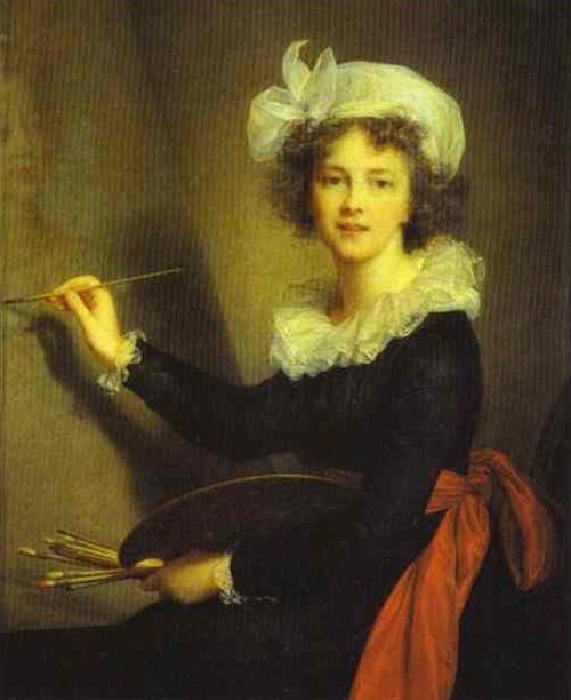 Автопортрет 1790 год. Автор: Элизабет Виже-Лебрен. 